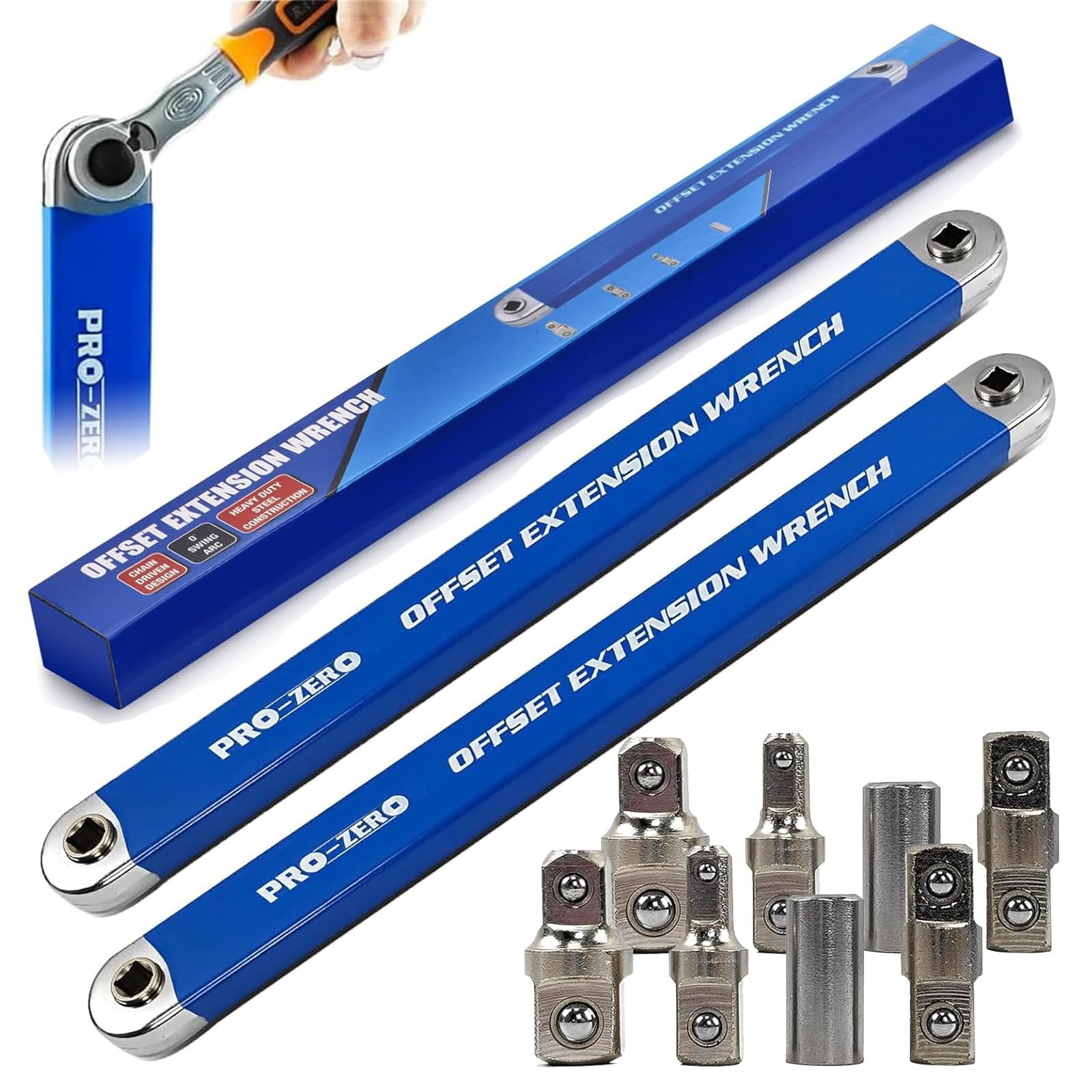 Amazon.com: wrjpigf Pro Zero Offset Extension Wrench,Extended